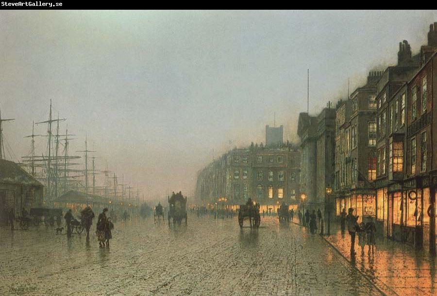 Atkinson Grimshaw Liverpoool from Wapping